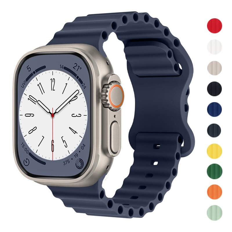 Ocean Apple Watch Band | Universal Fit for All Series (4-11/SE/Ultra) - Waterproof Sport Strap