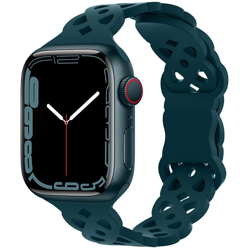 Silicone Strap Apple Watch Band Series 11/10/9/8/7/6/5/4/ SE / Ultra 1/2/3
