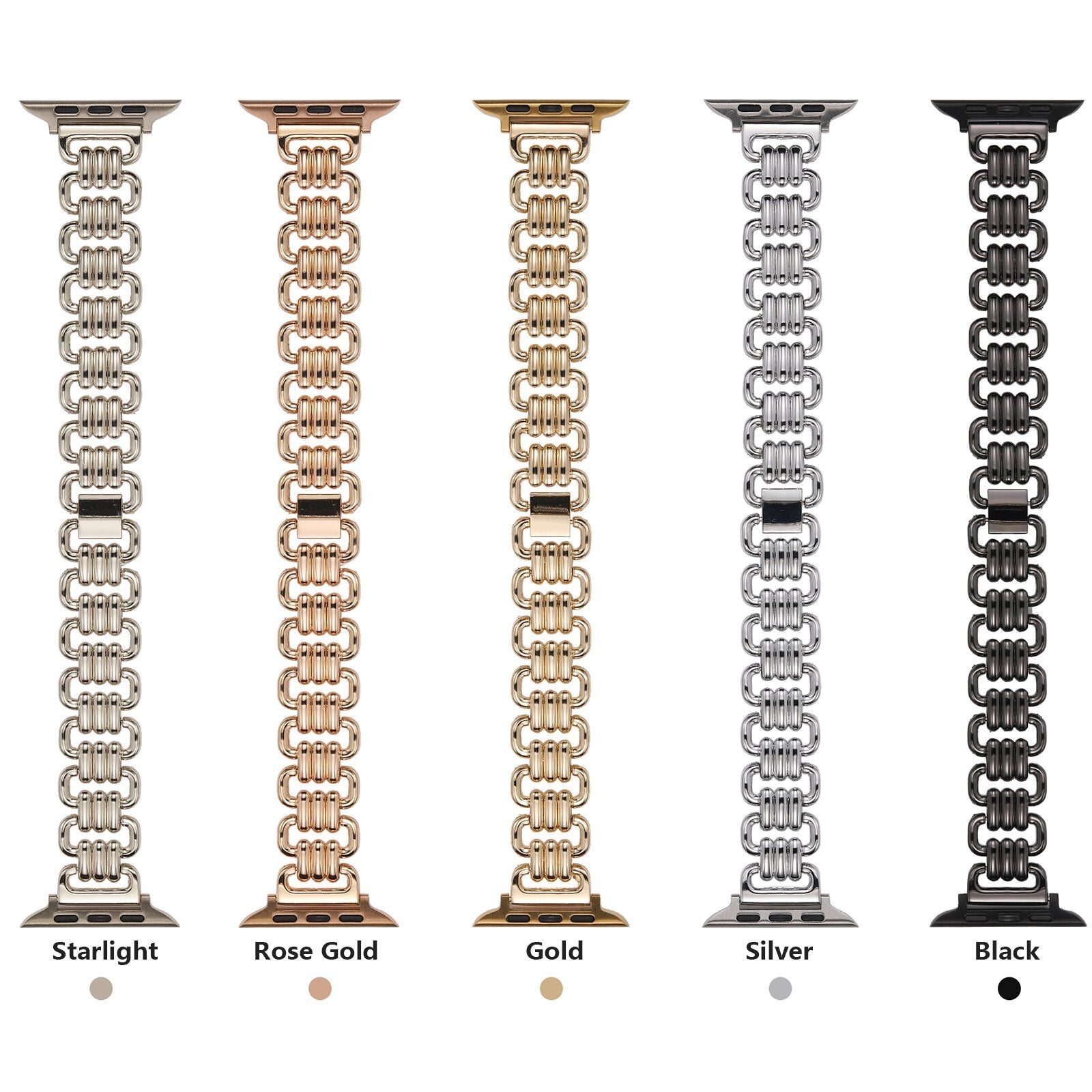 Luxury Watch Strap for Apple Watch Band Series 11/10/9/8/7/6/5/4/ SE / Ultra 1/2/3