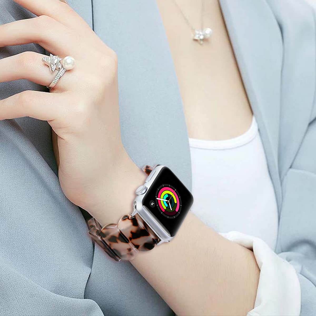Resin Strap For Apple Watch Band/Strap Series 11/10/9/8/7/6/5/4/ SE / Ultra 1/2/3