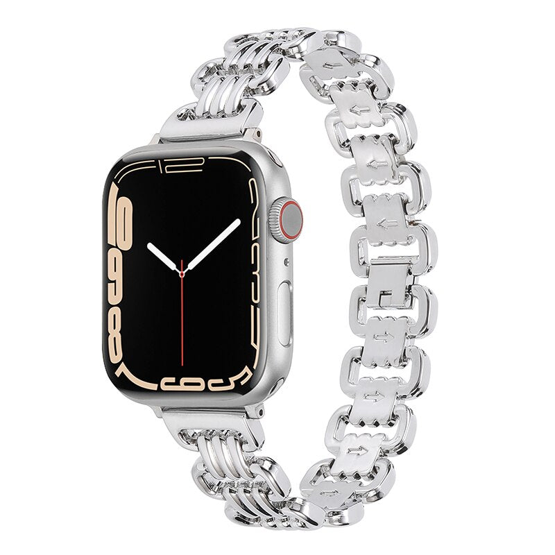 Luxury Watch Strap for Apple Watch Band Series 11/10/9/8/7/6/5/4/ SE / Ultra 1/2/3