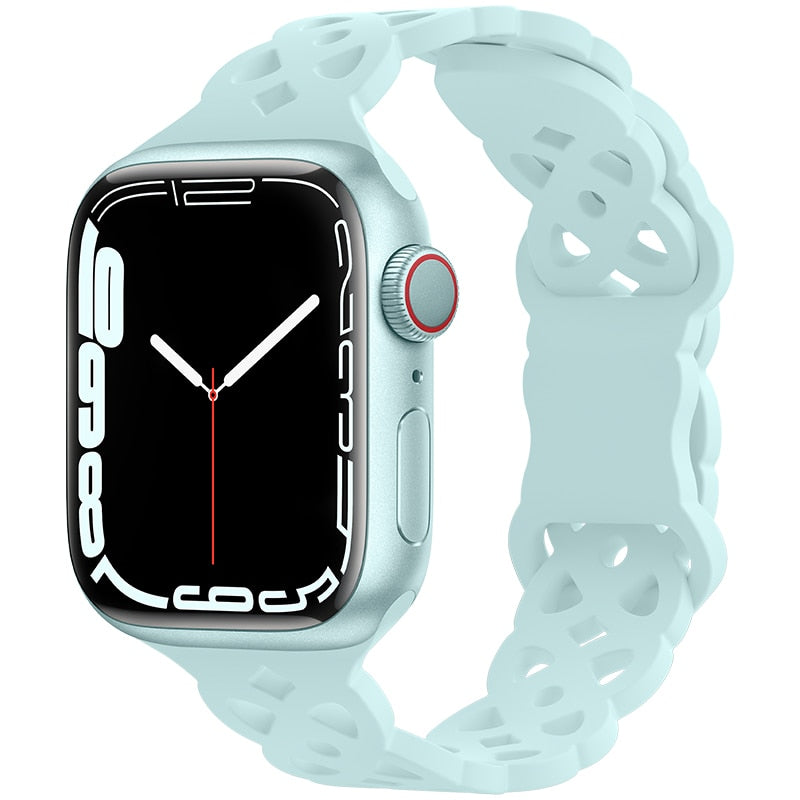Silicone Strap Apple Watch Band Series 11/10/9/8/7/6/5/4/ SE / Ultra 1/2/3