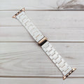 Resin & Ceramic Apple Watch Band – Series 1–10, SE, Ultra