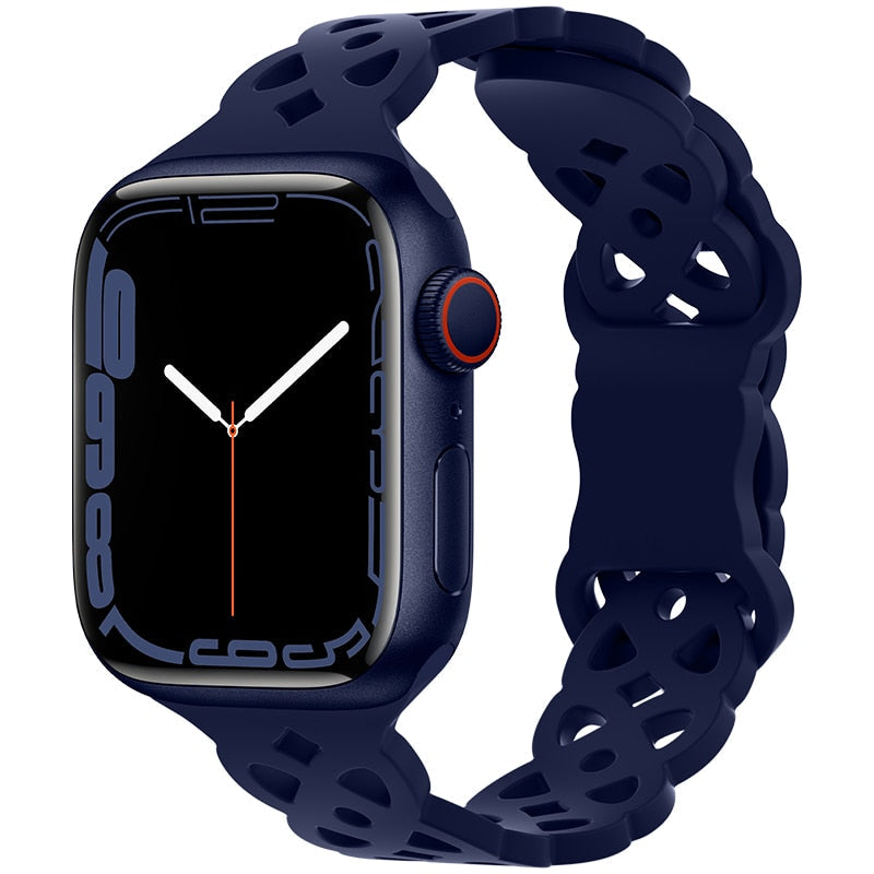 Silicone Strap Apple Watch Band Series 11/10/9/8/7/6/5/4/ SE / Ultra 1/2/3