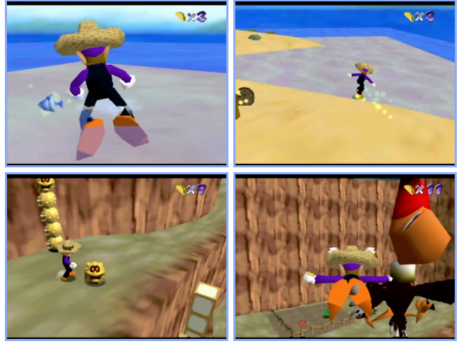 Waluigi's Taco Stand N64 Nintendo 64 Video Game Cartridge