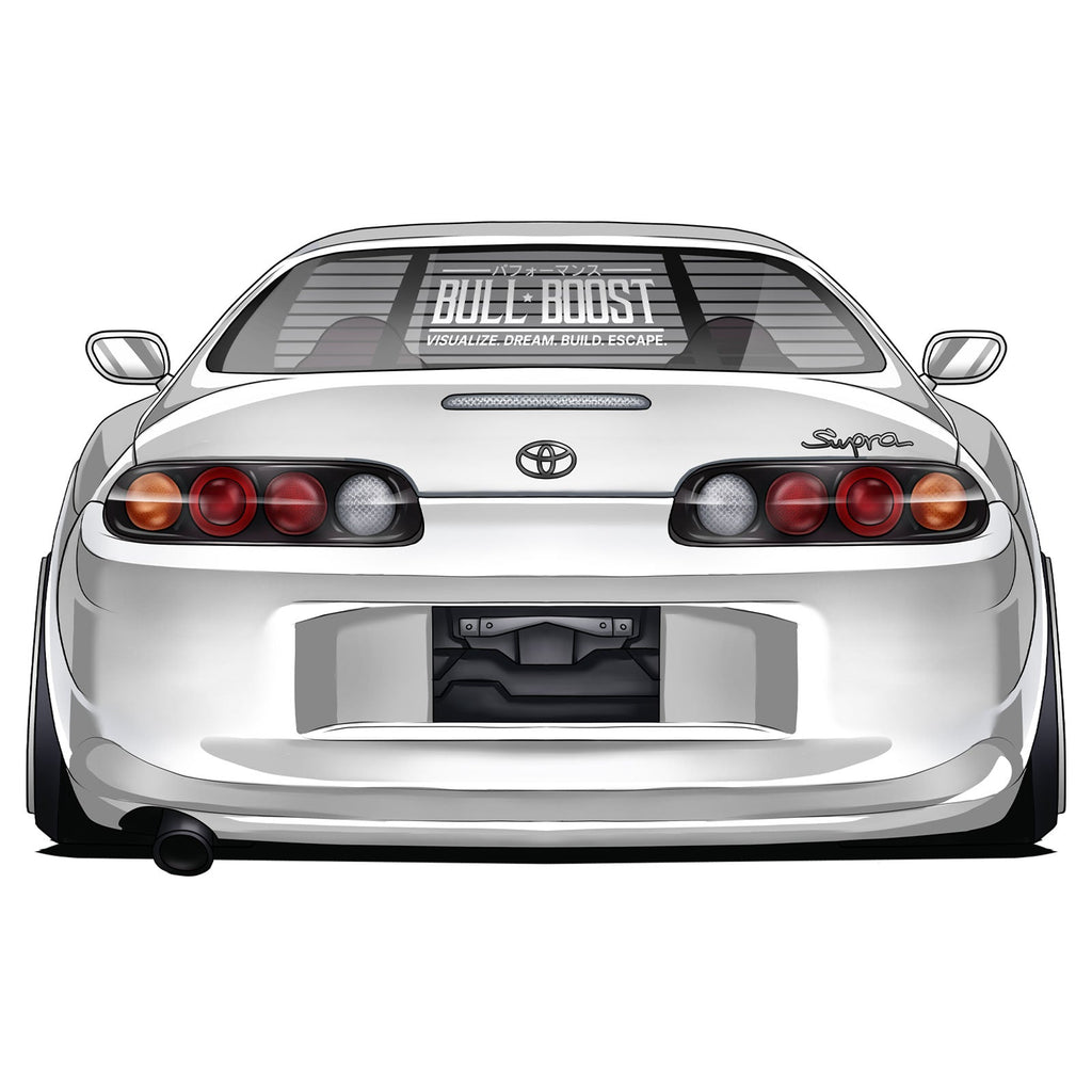 Bull Boost Visualize Vinyl Window Sticker Decals