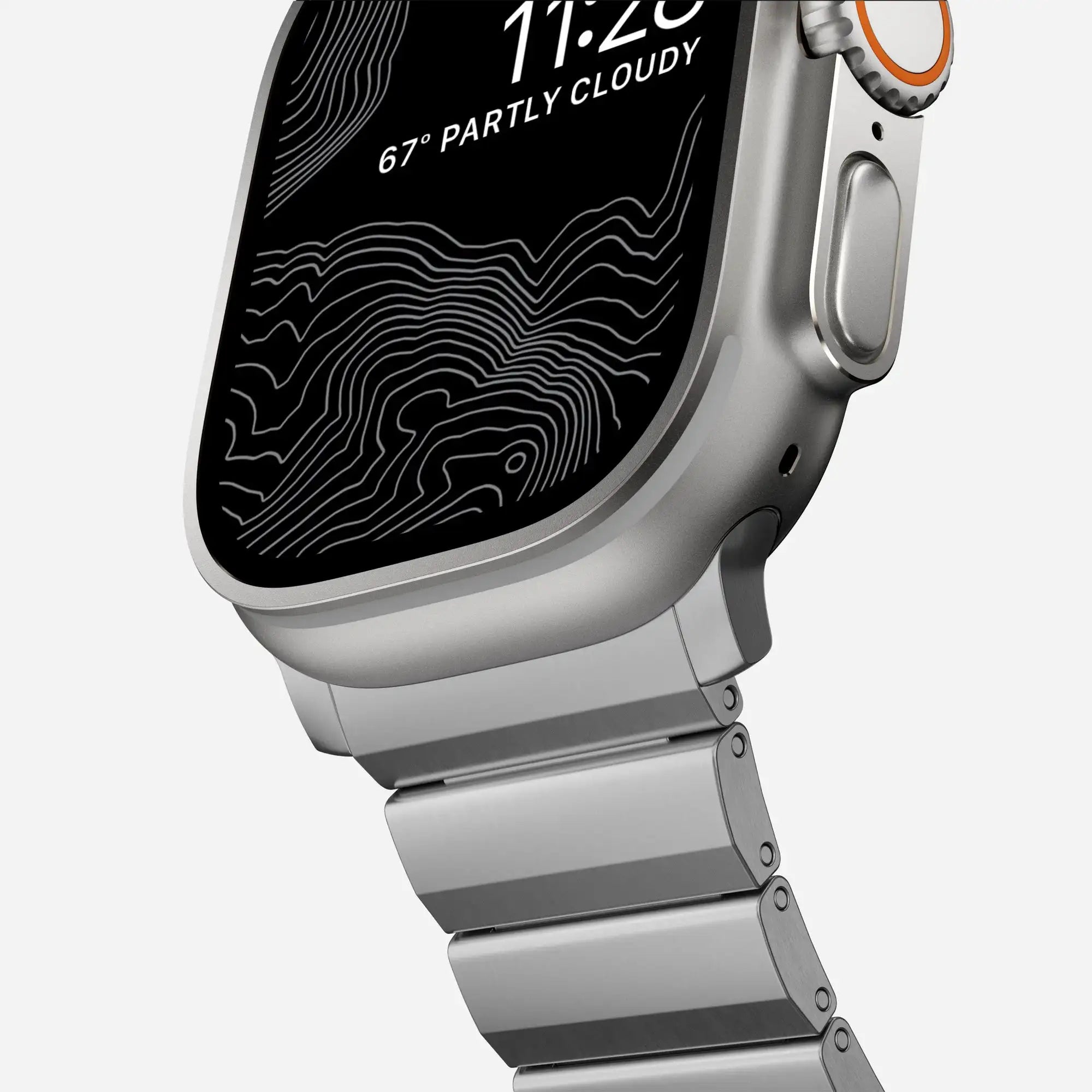 Luxury Steel Strap for Apple Watch Band Series 10/9/8/7/6/5 SE / Ultra 8 1/2