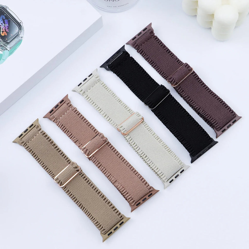Elastic Apple Watch Armband Series 11/10/9/8/7/6/5/4/ SE / Ultra 1/2/3
