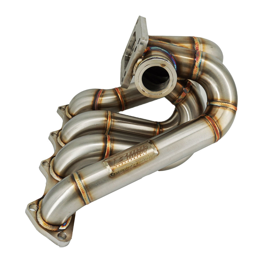 B Series T3 T4 Top Mount Turbo Manifold GSR Si B16 B18 B20 44mm For Civic Si DC2