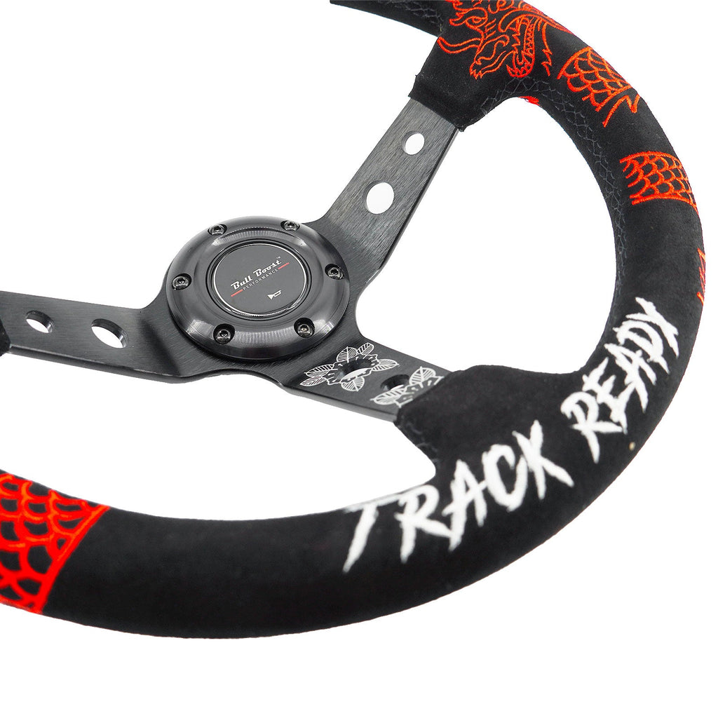 Track Ready Steering Wheel + Hub Adapter for Toyota Chaser KE70 AE71 AE82 AE86 Supra Corolla