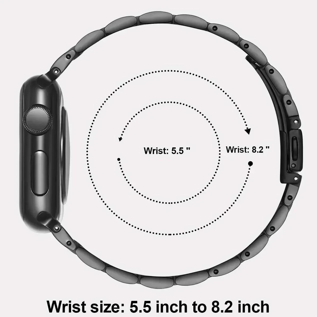 Stainless Steel Strap For Apple Watch Band Series 11/10/9/8/7/6/5/4/ SE / Ultra 1/2/3