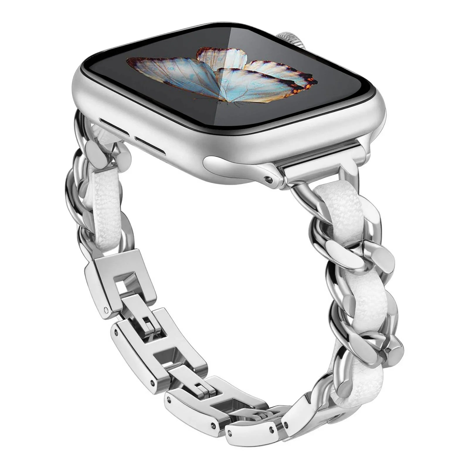 Stainless Steel Apple Watch Strap Series 11/10/9/8/7/6/5/4/ SE / Ultra 1/2/3