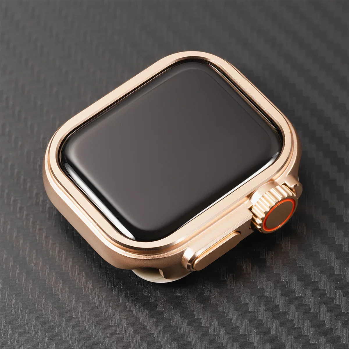 Zinc Plated Metal Apple Watch Case Series 10 Compatible (42MM, 46MM)
