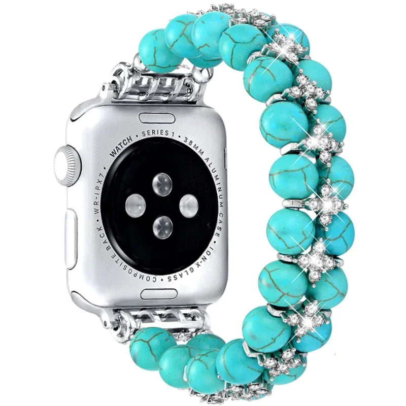 Beaded Apple Watch Band Series 11/10/9/8/7/6/5/4/ SE / Ultra 1/2/3