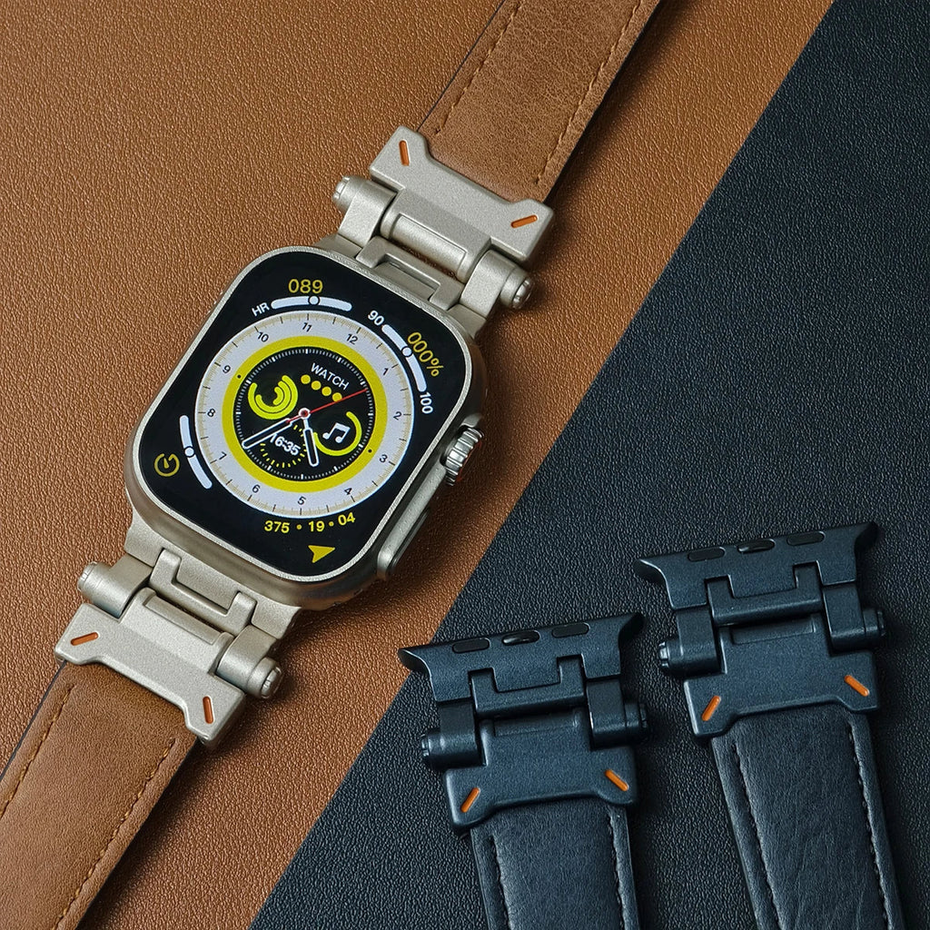 Genuine Leather Apple Watch Band Series 11/10/9/8/7/6/5/4/ SE / Ultra 1/2/3