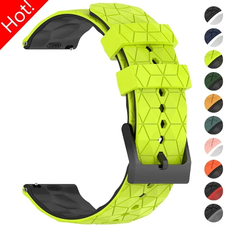 20mm, 22mm, Strap for Samsung Galaxy Watch 7 FE 6 5 4 5Pro 6/4Classic Silicone Band for Huawei GT5 Pro 46mm GT4/3Pro Bracelet (Kopya)