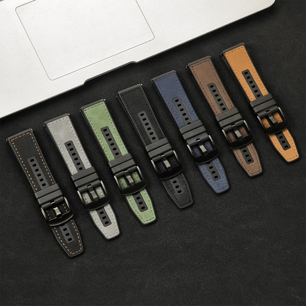 22mm, Strap for Samsung Galaxy Watch 7 FE 6 5 4 5Pro 6/4Classic Silicone Band for Huawei GT5 Pro 46mm GT4/3Pro Bracelet (Kopya) (Kopya)