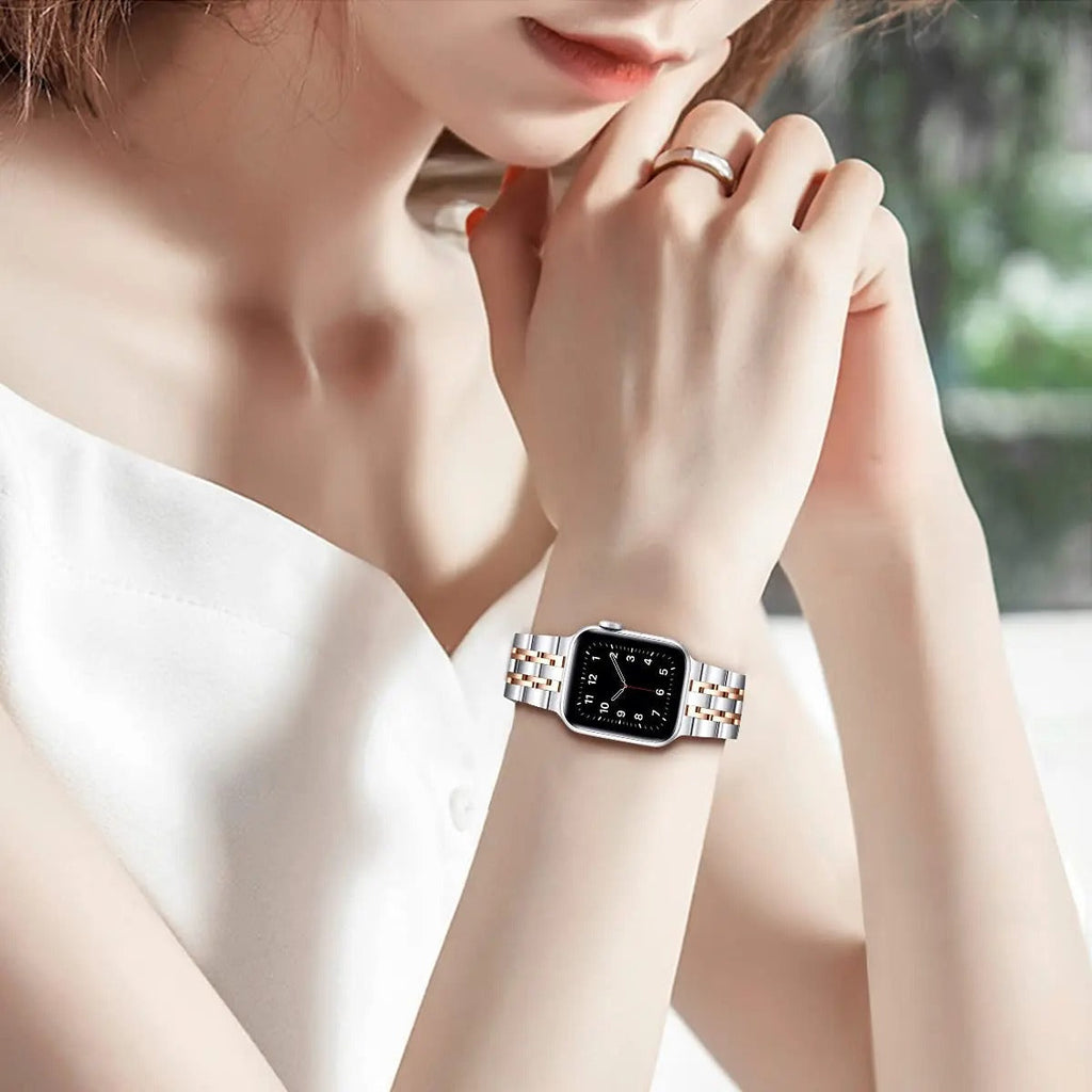 Stainless Steel Mesh Apple Watch Band Series 11/10/9/8/7/6/5/4/ SE / Ultra 1/2/3