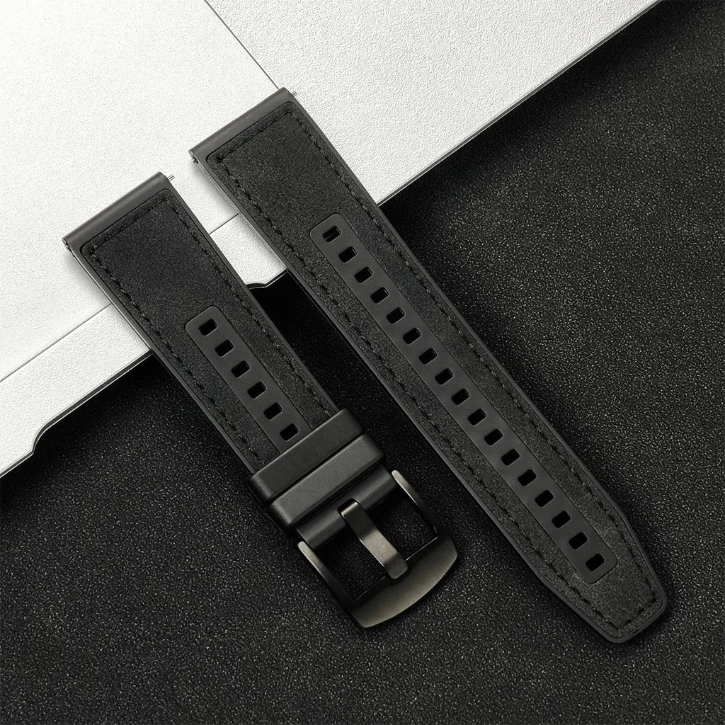 22mm, Strap for Samsung Galaxy Watch 7 FE 6 5 4 5Pro 6/4Classic Silicone Band for Huawei GT5 Pro 46mm GT4/3Pro Bracelet (Kopya) (Kopya)