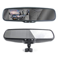 Master Tailgaters Rear View Mirror with Ultra Bright 4.5" Auto Adjusting Brightness LCD + HD 1080p DVR 360° Recorder - Universal Fit