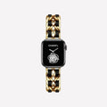Stainless Steel & Leather Apple Watch Strap Series 10/9/8/7/6/5/4/ SE / Ultra 1/2/3