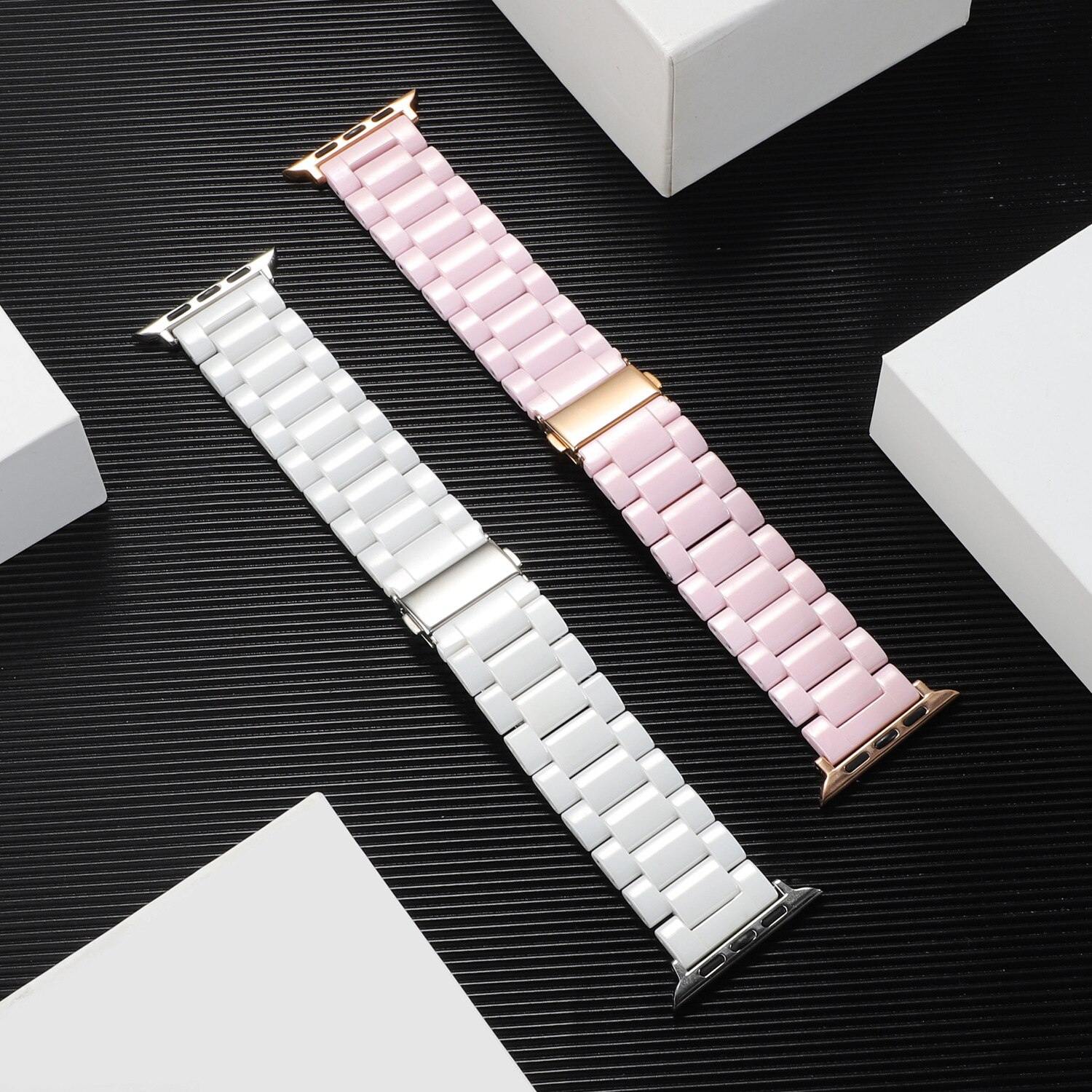 Ceramic Apple Watch Band Series 11/10/9/8/7/6/5/4/ SE / Ultra 1/2/3