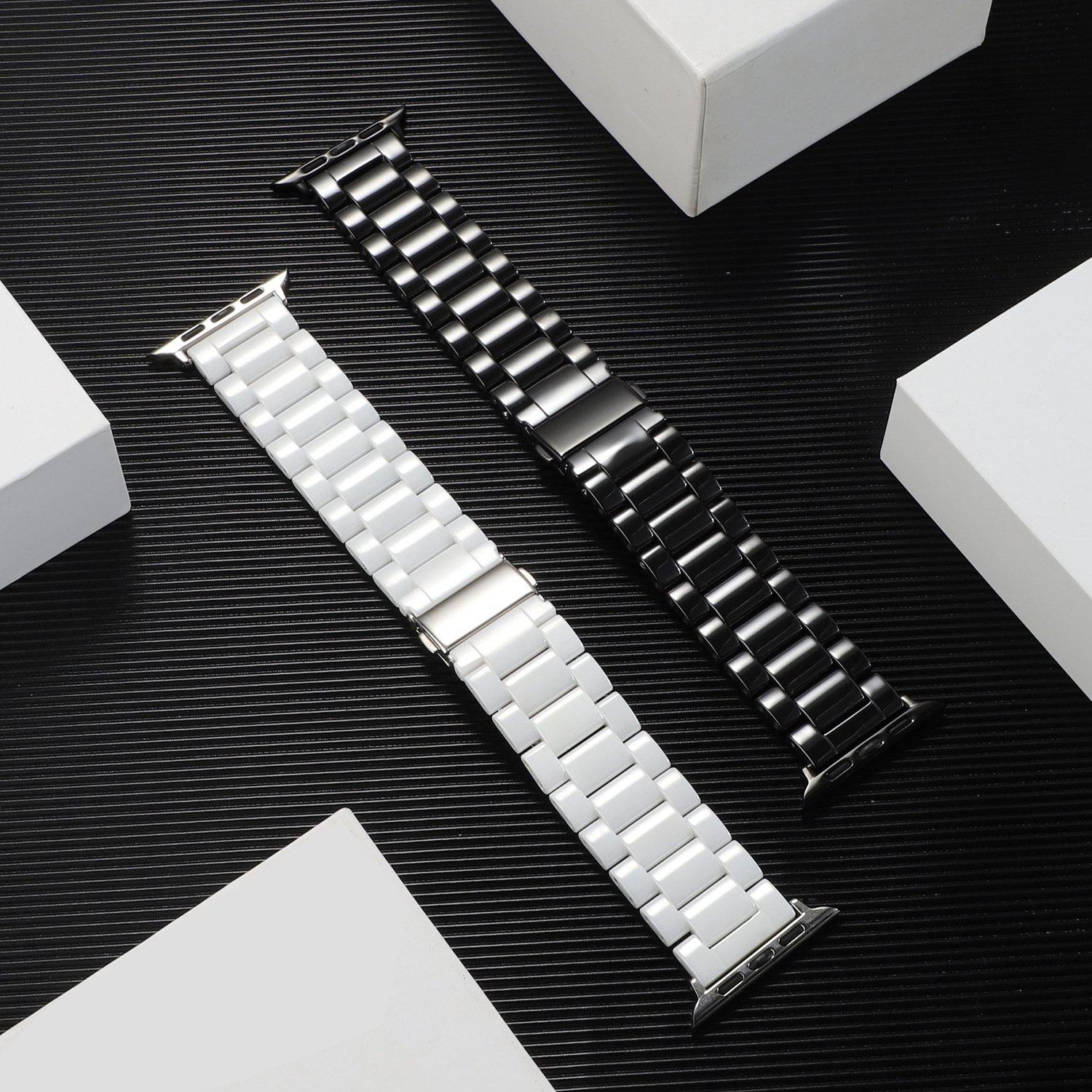 Ceramic Apple Watch Band Series 11/10/9/8/7/6/5/4/ SE / Ultra 1/2/3