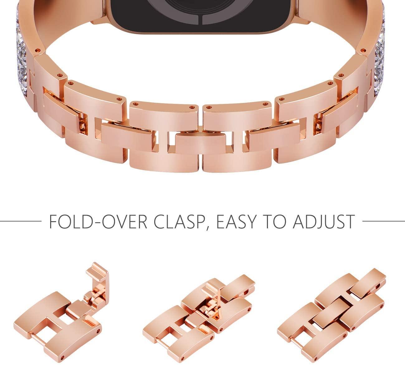 Stainless Steel Apple Watch Strap Series 11/10/9/8/7/6/5/4/ SE / Ultra 1/2/3