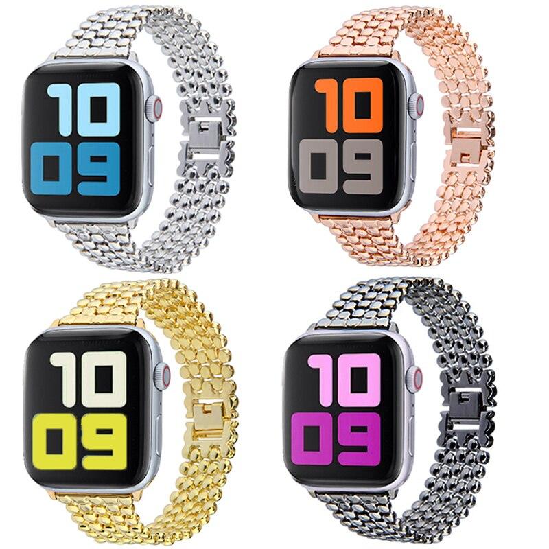 Steel Apple Watch Strap Series 11/10/9/8/7/6/5/4/ SE / Ultra 1/2/3