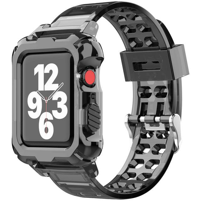 Transparent Apple Watch Band+Case