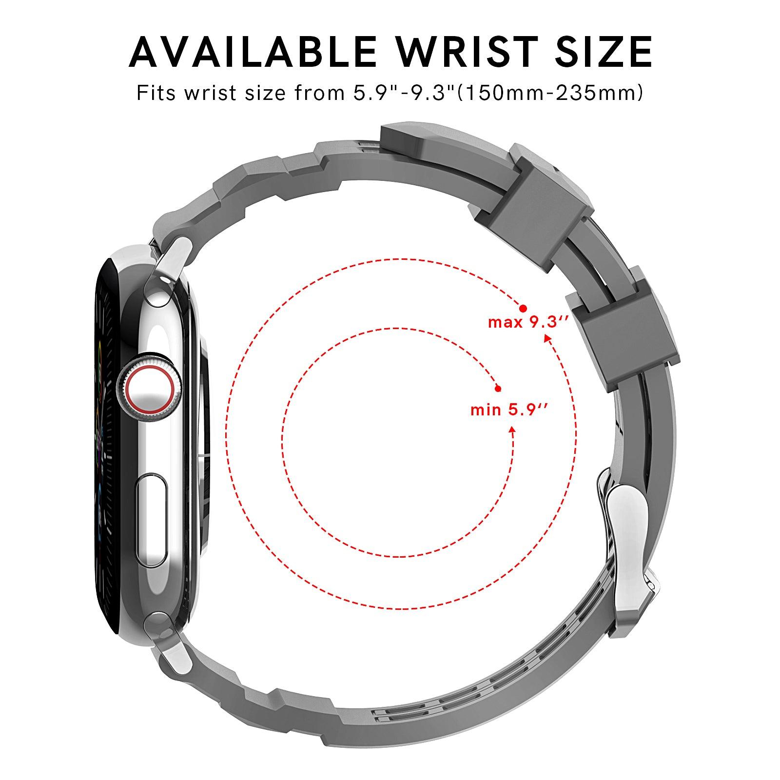 Silicone Apple Watch Band Series 11/10/9/8/7/6/5/4/ SE / Ultra 1/2/3